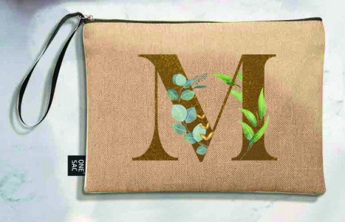 handbag letter m - wedding gifts